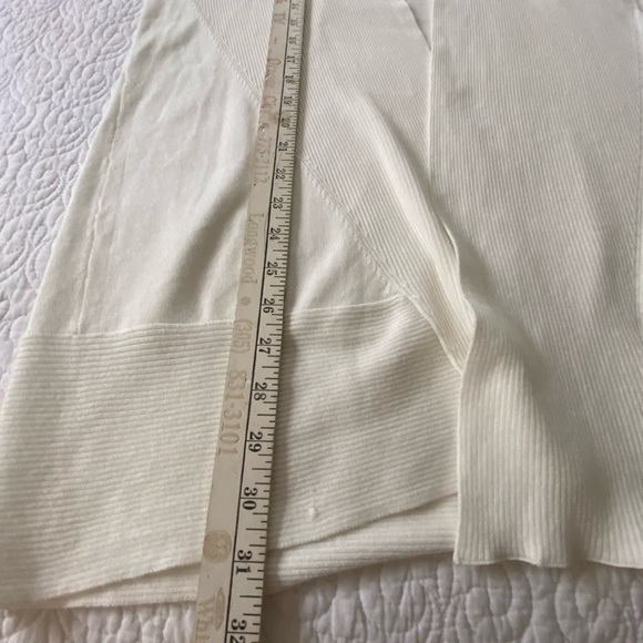 Chico's Open Front Cardigan Cream Long Sleeve Lightweight Size Medium - Picture 10 of 11